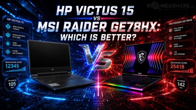 HP Victus 15 vs MSI Raider GE78HX