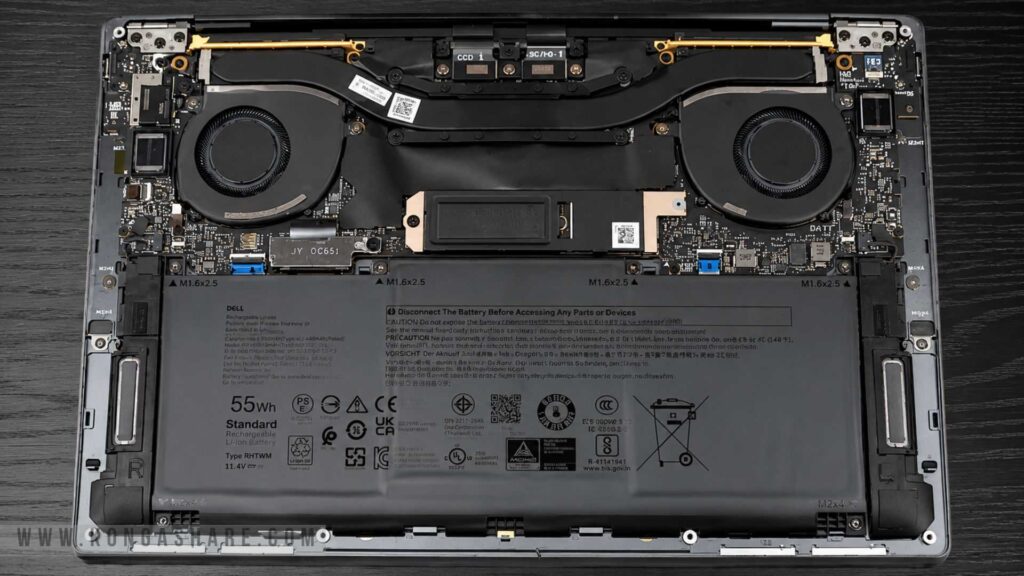 Dell XPS 13 9340 Review battery